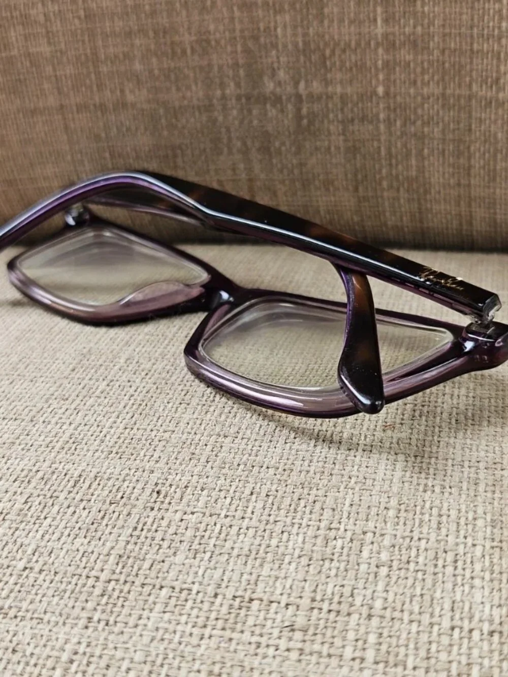 Ray-Ban Eyeglasses Frame Dark Brown/Purple Tone Eyewear RB5241 5074 Glasses